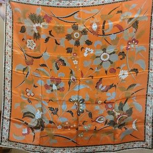 Vintage Himashi Kimono 100% silk scarf